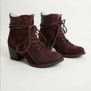 Free bird cage leather boot